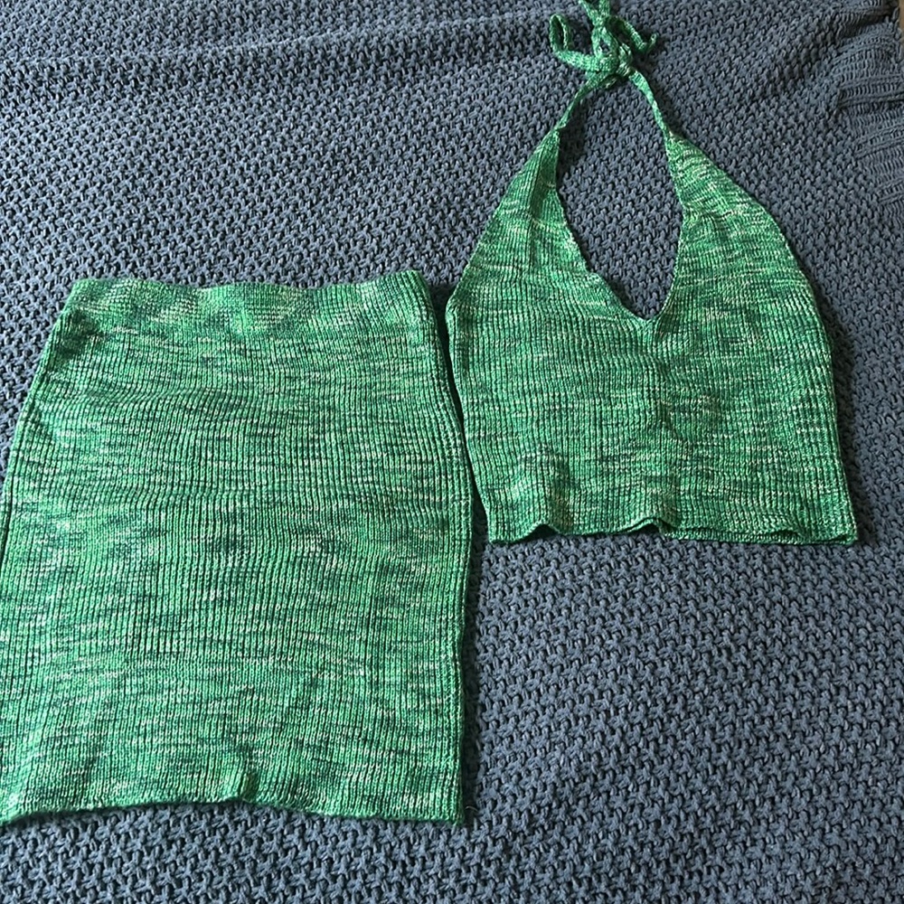 Sweater Skirt Set